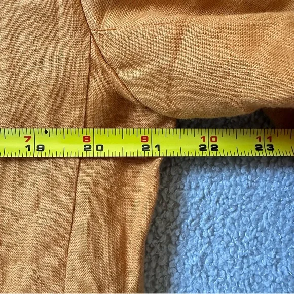 Madewell Double Breasted Relaxed Fit Lightweight Linen Blazer in Fresco, Size M - Picture 8 of 9